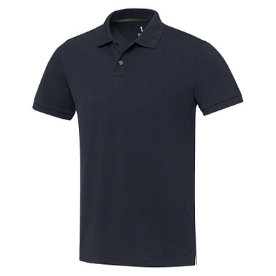 Emerald Polo Unisex aus recyceltem Material, navy, S
