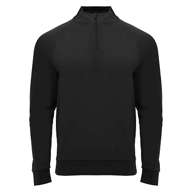 Epiro Half-Zip Sweatshirt Unisex, schwarz, 2XL