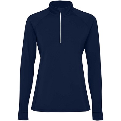Estambul Half-Zip Sweatshirt für Damen, Navy Blue, 2XL