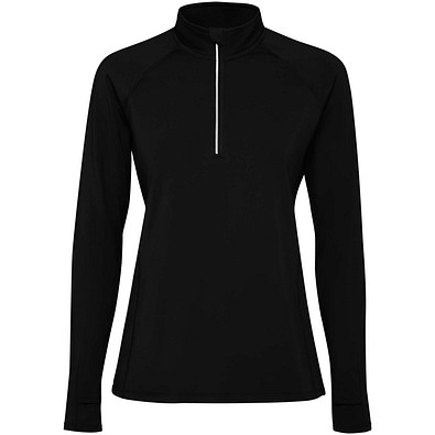 Estambul Half-Zip Sweatshirt für Damen, schwarz, S