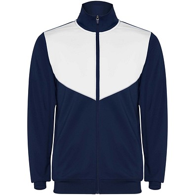 Evans Trainingsanzug für Kinder, Navy Blue/weiß, 10