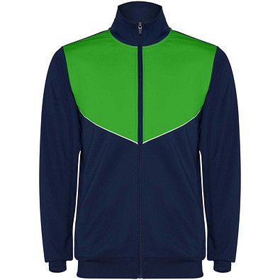 Evans Trainingsanzug für Kinder, Navy Blue/farngrün, 8
