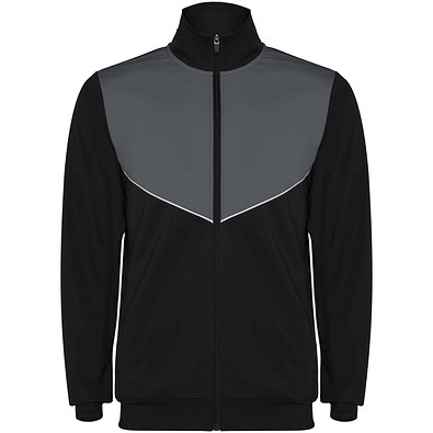 Evans Trainingsanzug Unisex, schwarz/grau, XL