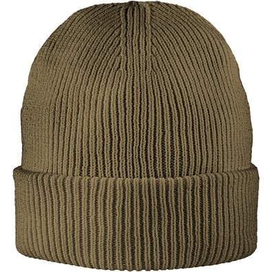 Exclusive Recycled Fine Rib Beanie, Armeegrün