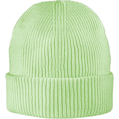 Exclusive Recycled Fine Rib Beanie, Mintgrün
