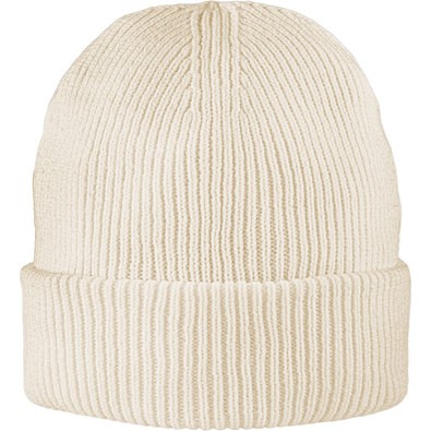 Exclusive Recycled Fine Rib Beanie, Off White