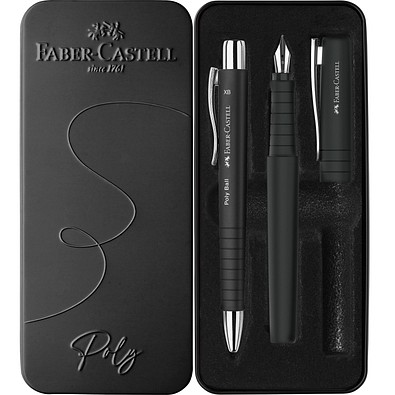 Faber-Castell Set Poly Pen, schwarz