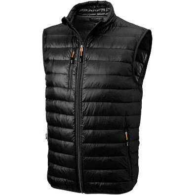 ELEVATE Herren Daunen Weste Bodywarmer Fairview, schwarz, XXL