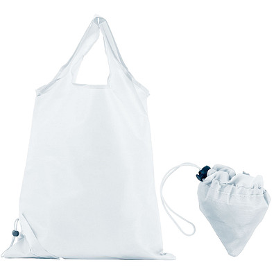 Faltbare Einkaufstasche Edge, weiß