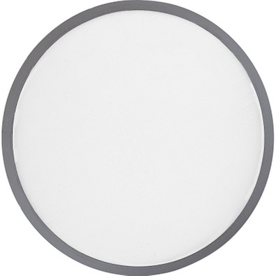 Faltbare Wurfscheibe aus Polyester mit Etui, weiss