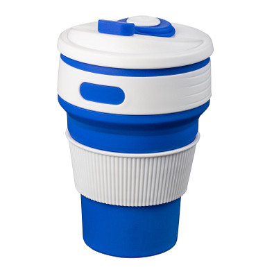 retumbler® Faltbarer To-Go Becher Anápolis, 350 ml, blau