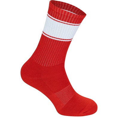Farbige Tennissocken, 37-41, Red / White