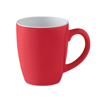 Farbiger Kaffeebecher 290 ml COLOUR TRENT, Rot