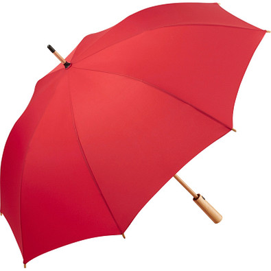 FARE® AC-Midsize-Bambus-Stockschirm ÖkoBrella, rot