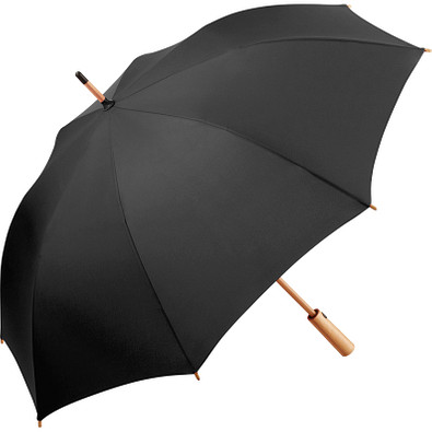 FARE® AC-Midsize-Bambus-Stockschirm ÖkoBrella, schwarz