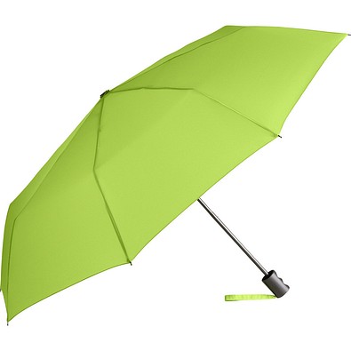 FARE® ÖkoBrella Mini-Taschenschirm, Kunststoffgriff, limette