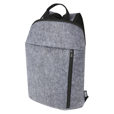 Felta Kühlrucksack aus GRS-recyceltem Filz 7 L, mittelgrau