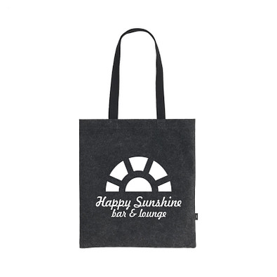 RPET Filz Einkaufstasche, Dunkelgrau