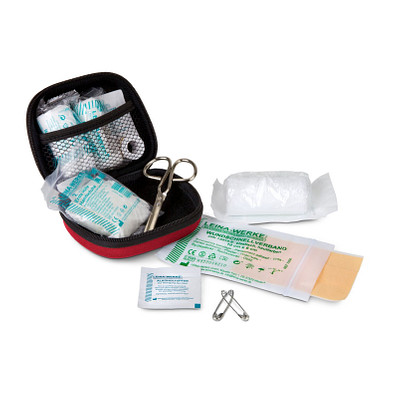First Aid Kit - Erste Hilfe Set, 12-teilig, rot