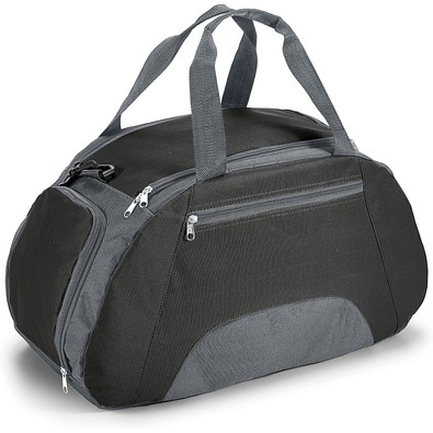 FIT. Sporttasche aus 600D Polyester, Schwarz