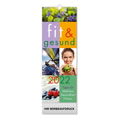 Streifenkalender fit & gesund 2022 Streifenkalender fit & gesund 2022