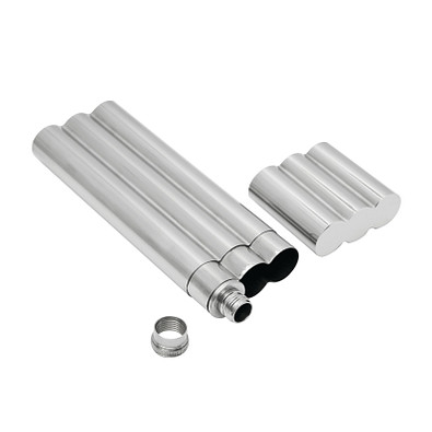 Flachmann CIGAR STYLE,silber