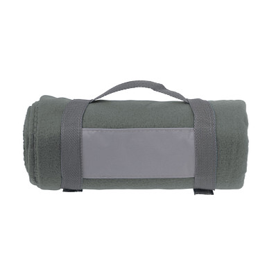 Fleecedecke Basic, 150x120 cm, grau