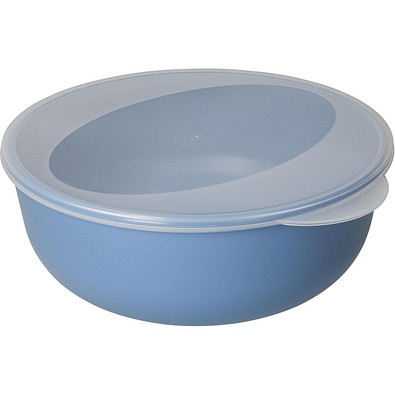 Food-Bowl ToGo, Classic, 2,2 l, behagliches blau/transparent