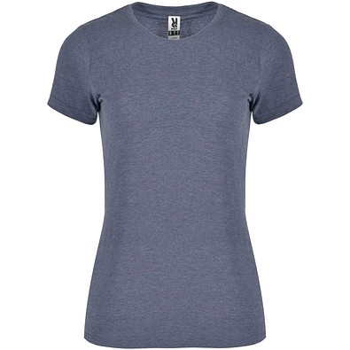 Fox T-Shirt für Damen, Heather Denim Blue, XL
