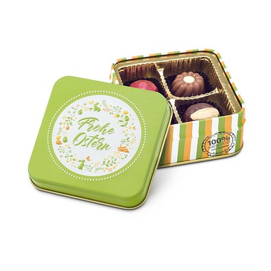 Frohe Ostern - Pralinendose mit 50 g