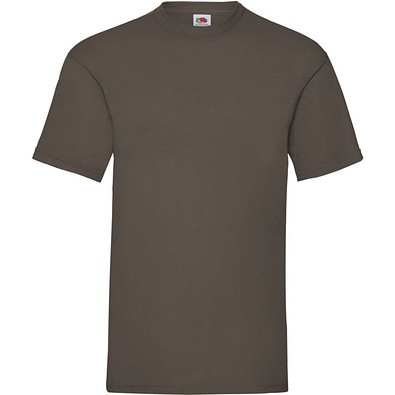 FRUIT OF THE LOOM ® Unisex T-Shirt Valueweight T, chocolate, M