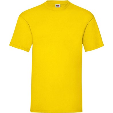 FRUIT OF THE LOOM ® Unisex T-Shirt Valueweight T, yellow, M