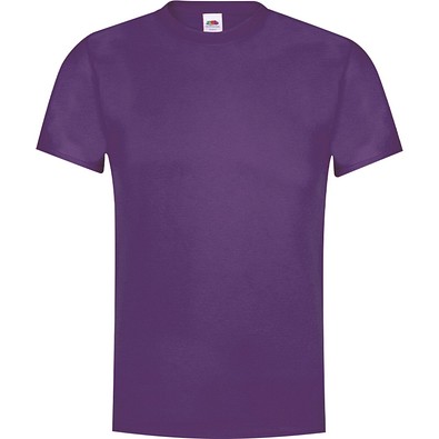 FRUIT OF THE LOOM® Unisex T-Shirt Original T, S, LILA