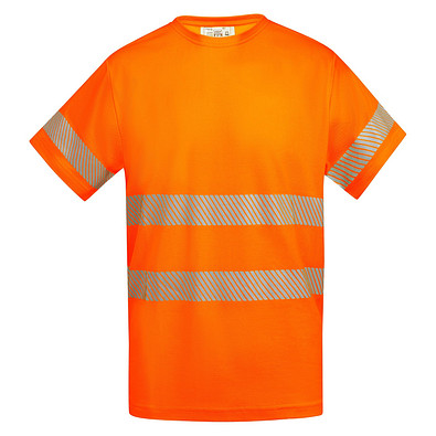 Funktionsshirt Tauri mit kurzen Ärmeln, XXXXL, fluor orange