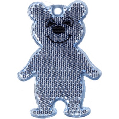 Fußgängerreflektor Bär, blau