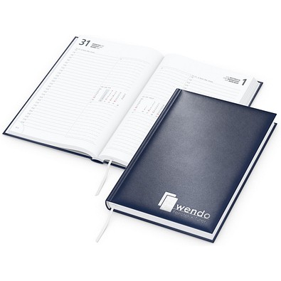 Geiger-Notes Buchkalender Image Bestseller, dunkelblau, inkl. Silberprägung