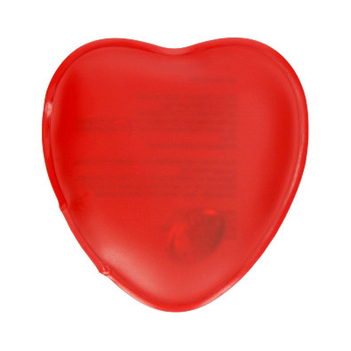 Gel-Wärmekissen Herz, klein, rot