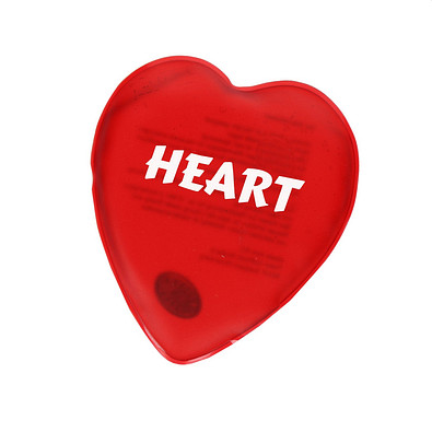 Gel-Wärmekissen Herz, rot
