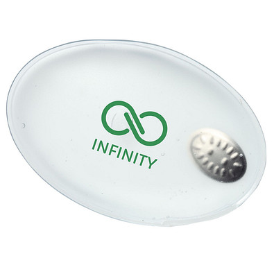 Gel-Wärmekissen Oval, klein, transparent