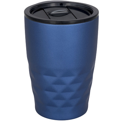Geo Kupfer-Vakuum Isolierbecher, 350 ml, blau