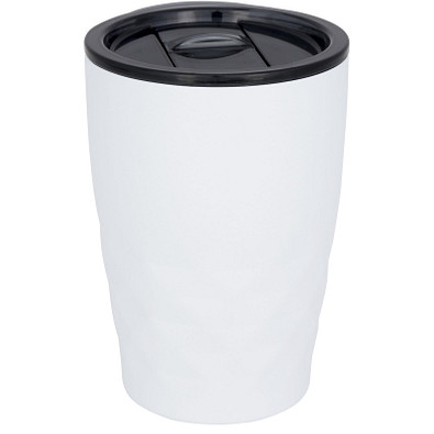 Geo Kupfer-Vakuum Isolierbecher, 350 ml, weiß