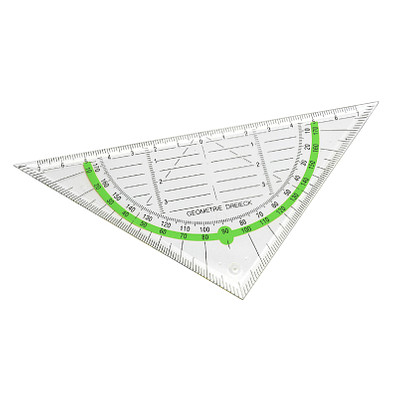 Geodreieck, neongrün