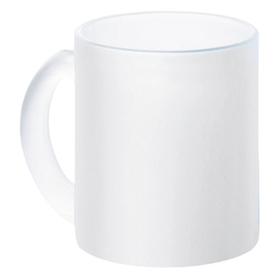 Glas-Kaffeetasse, 300 ml, weiß
