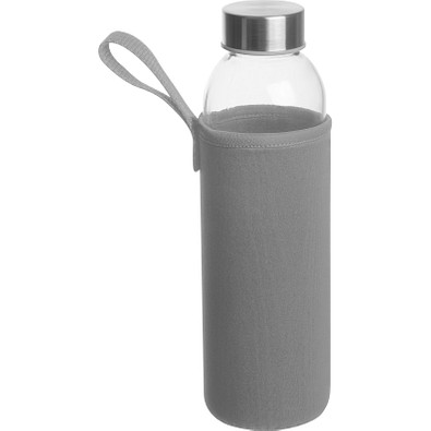 Trinkflasche Klagenfurt mit Sleeve, 500 ml, grau