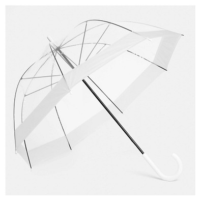 Glockenschirm HONEYMOON,transparent, weiß