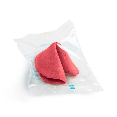 Glückskekse, 7 g, Rot, Folie transparent, inkl. Druck