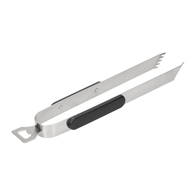 Grillzange Opener mit Kapselheber, 35 cm, grau