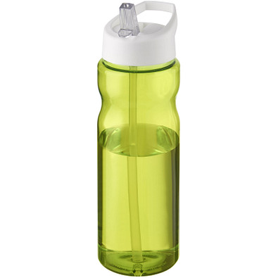 H2O Active® Base 650 ml Sportflasche mit Ausgussdeckel, limone/weiß