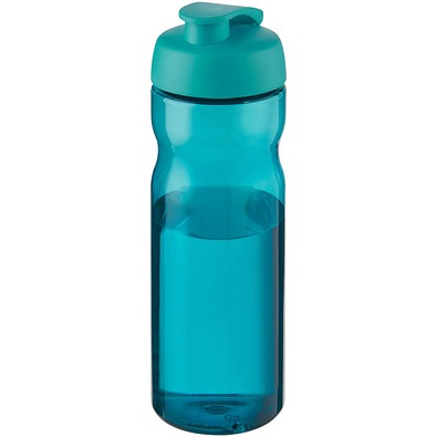 H2O Active® Base 650 ml Sportflasche mit Klappdeckel, aquablau/aquablau