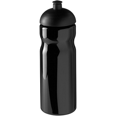 H2O Active® Base 650 ml Sportflasche mit Stülpdeckel, schwarz/schwarz